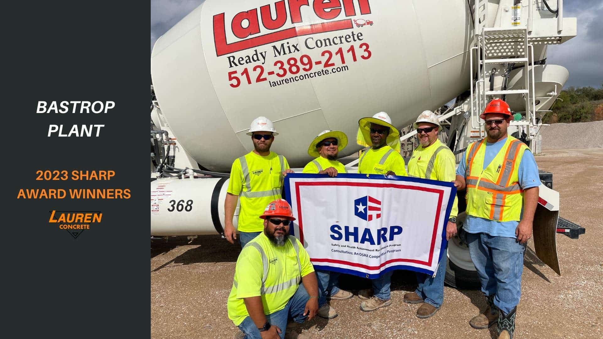 OSHA Awards Lauren Concrete 16 SHARP Awards in 2023 — article image