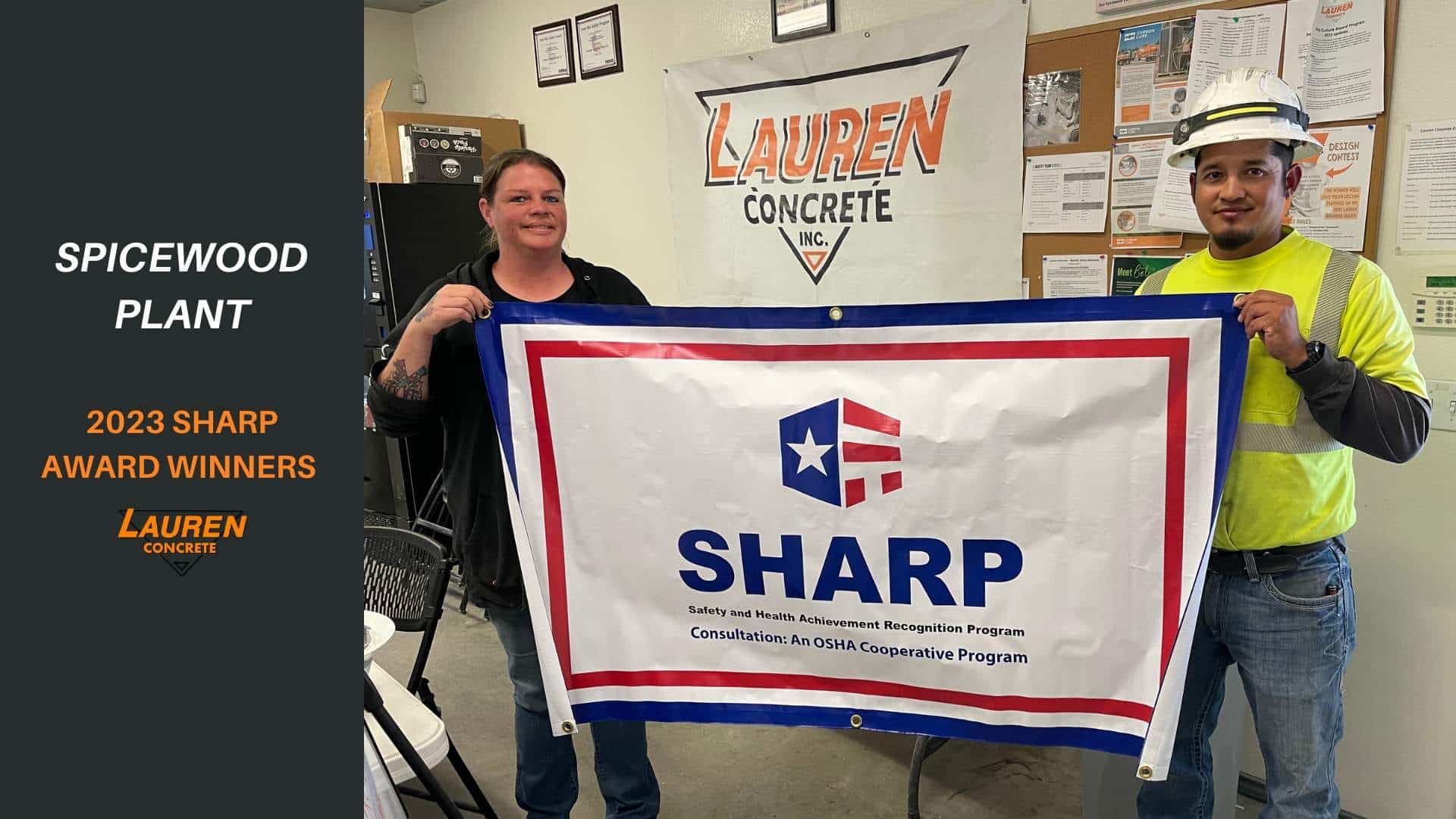 OSHA Awards Lauren Concrete 16 SHARP Awards in 2023 — article image