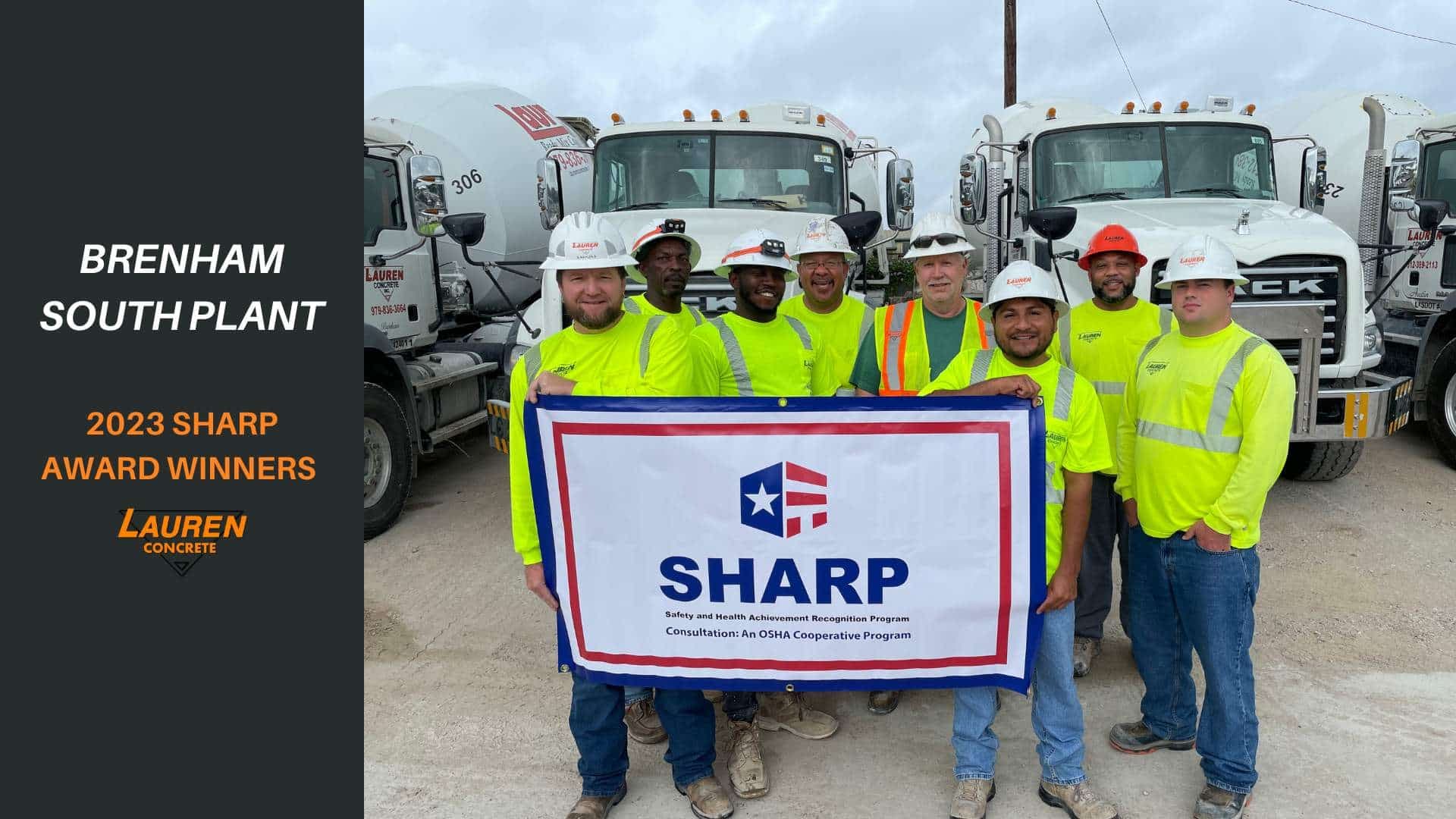 OSHA Awards Lauren Concrete 16 SHARP Awards in 2023 — article image