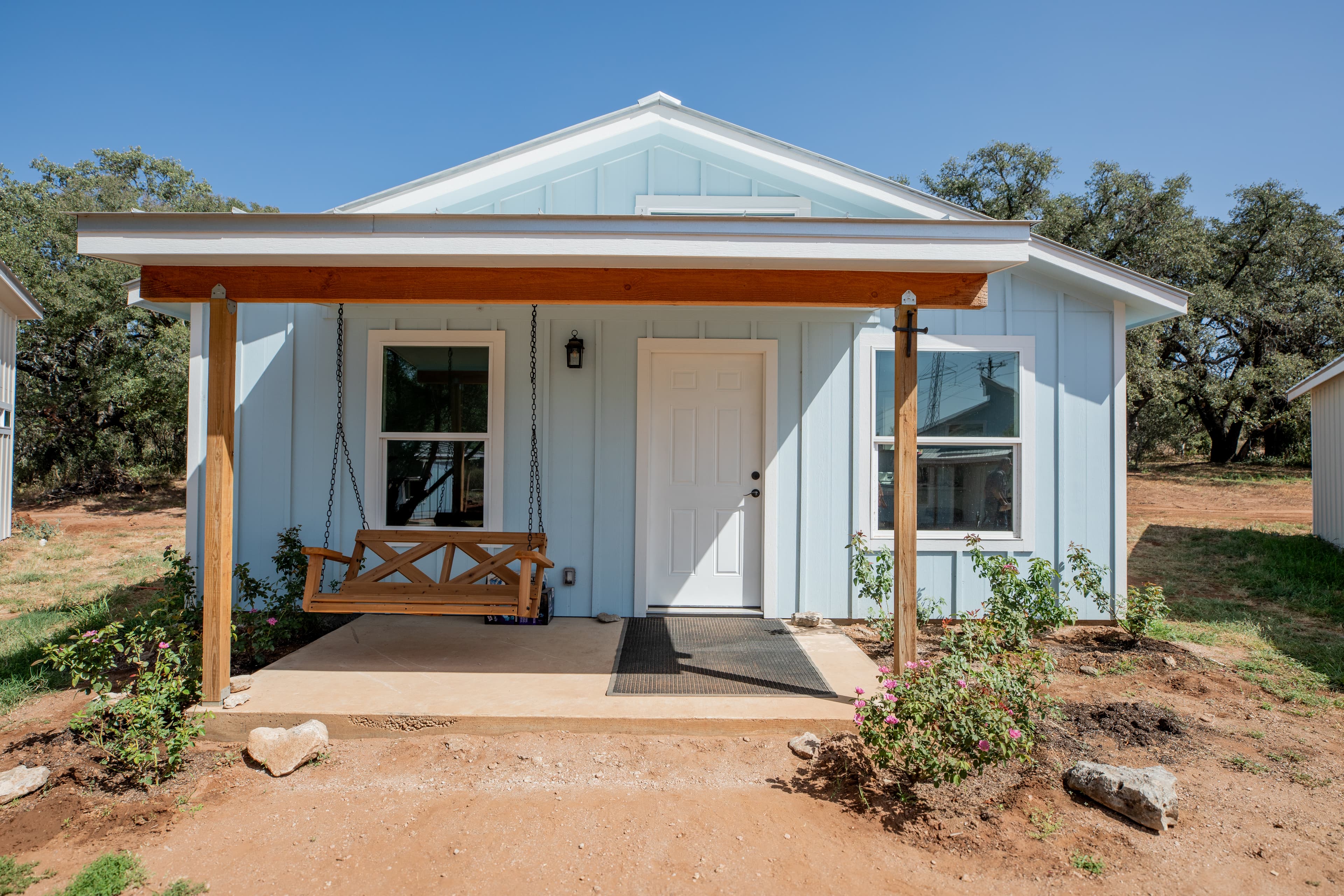 House pods at Valley View Village