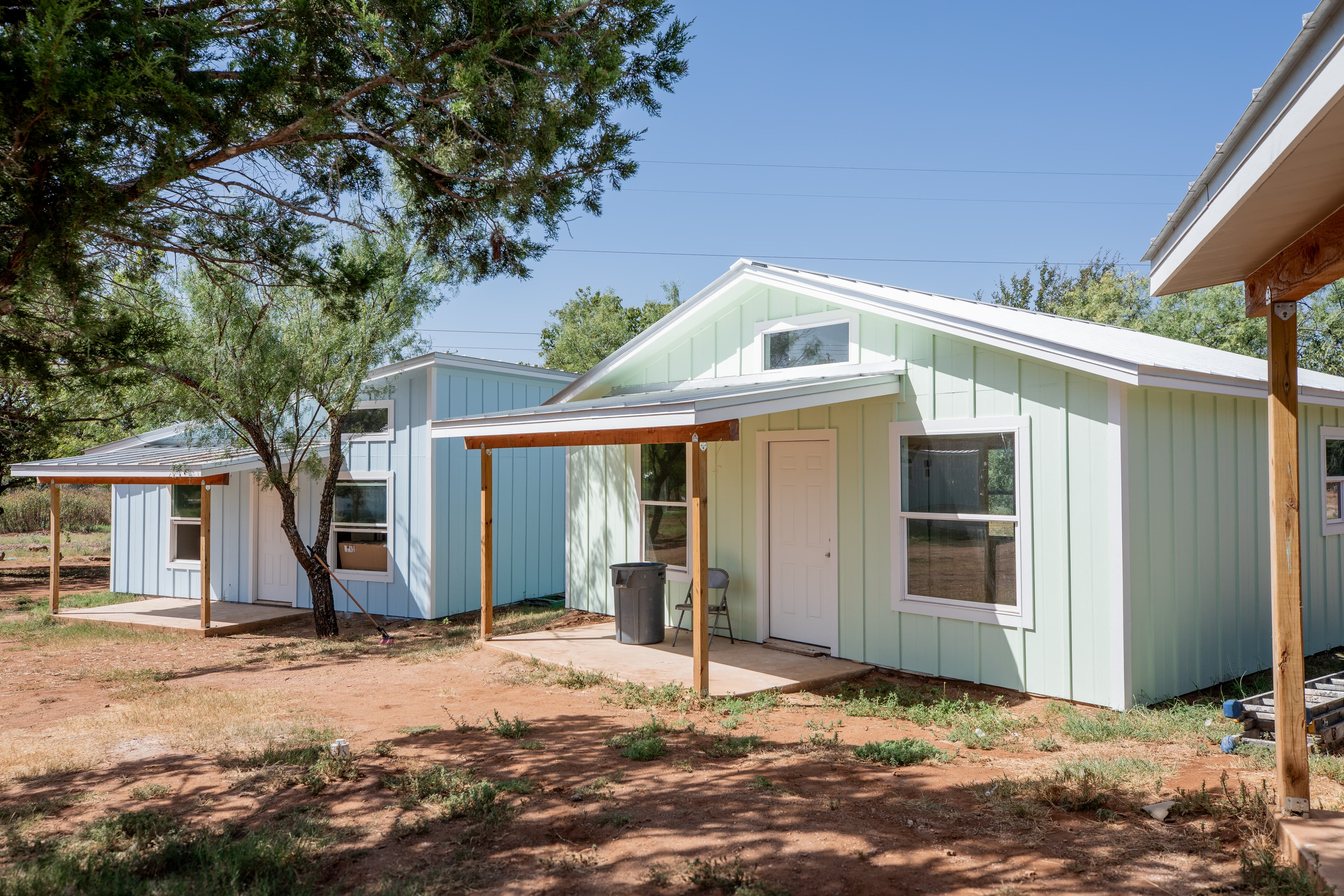 Cabin pods at the Valley View Village