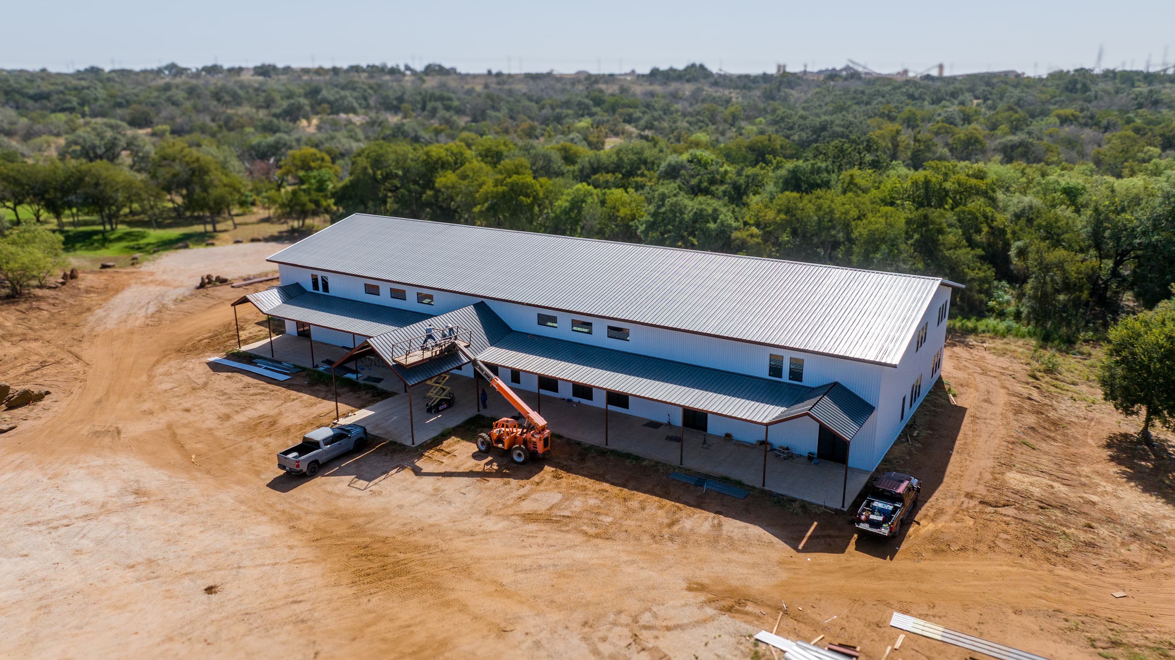 El Centro at Valley View Village from the drone
