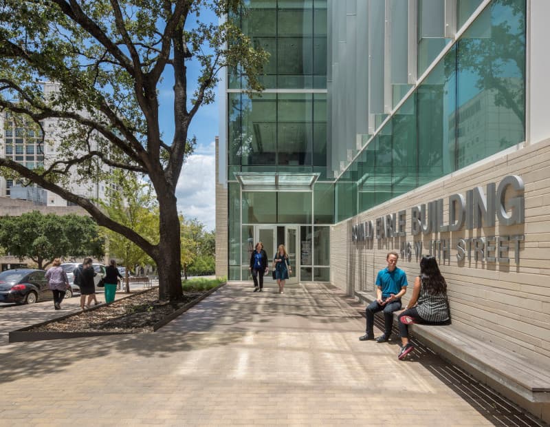 Travis County District Attorney’s Office Ronald Earle Building entrance