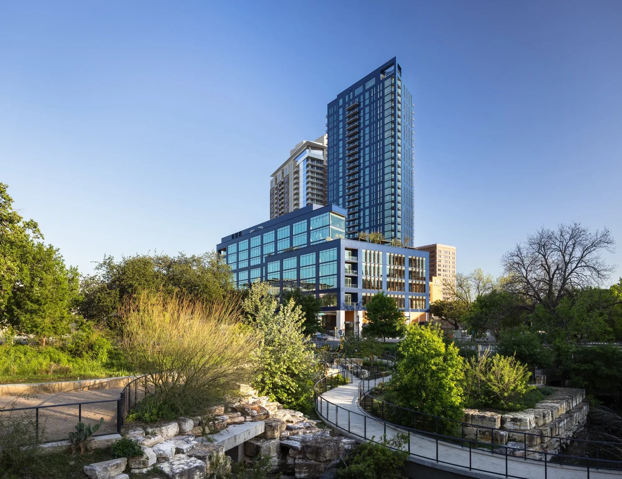 Symphony Square Office and Parking Garage rendering from afar