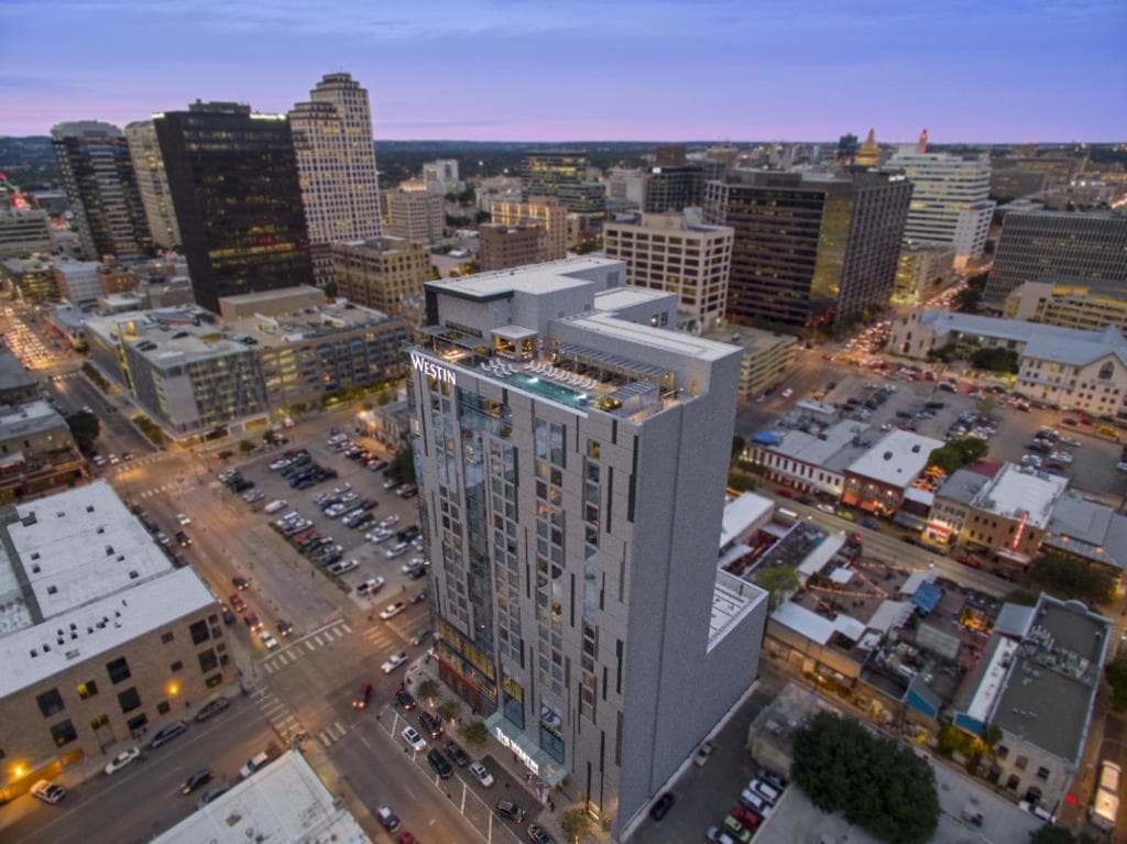 Sky exterior view of the Westin