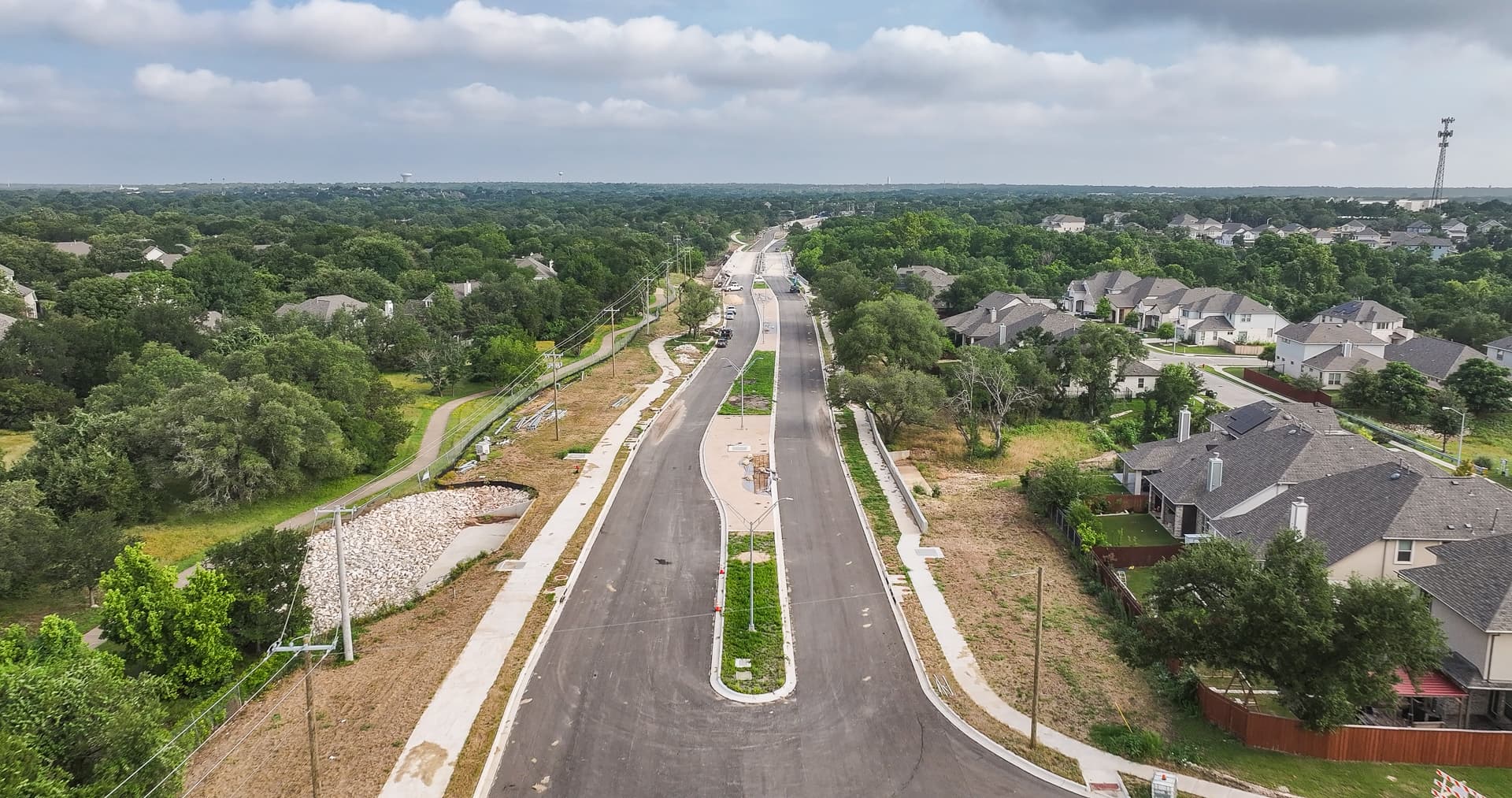 Wyoming springs project paving shot