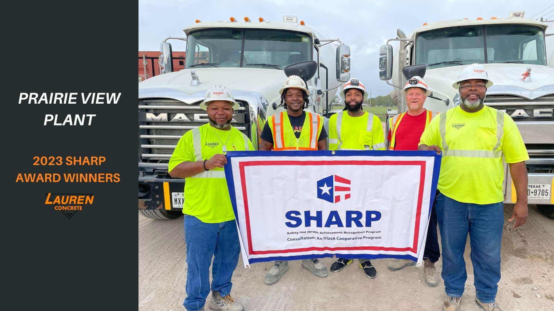 OSHA Awards Lauren Concrete 16 SHARP Awards in 2023 — article image