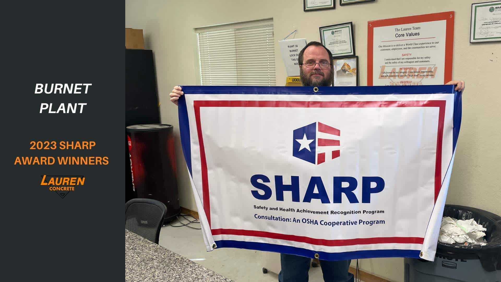 OSHA Awards Lauren Concrete 16 SHARP Awards in 2023 — article image