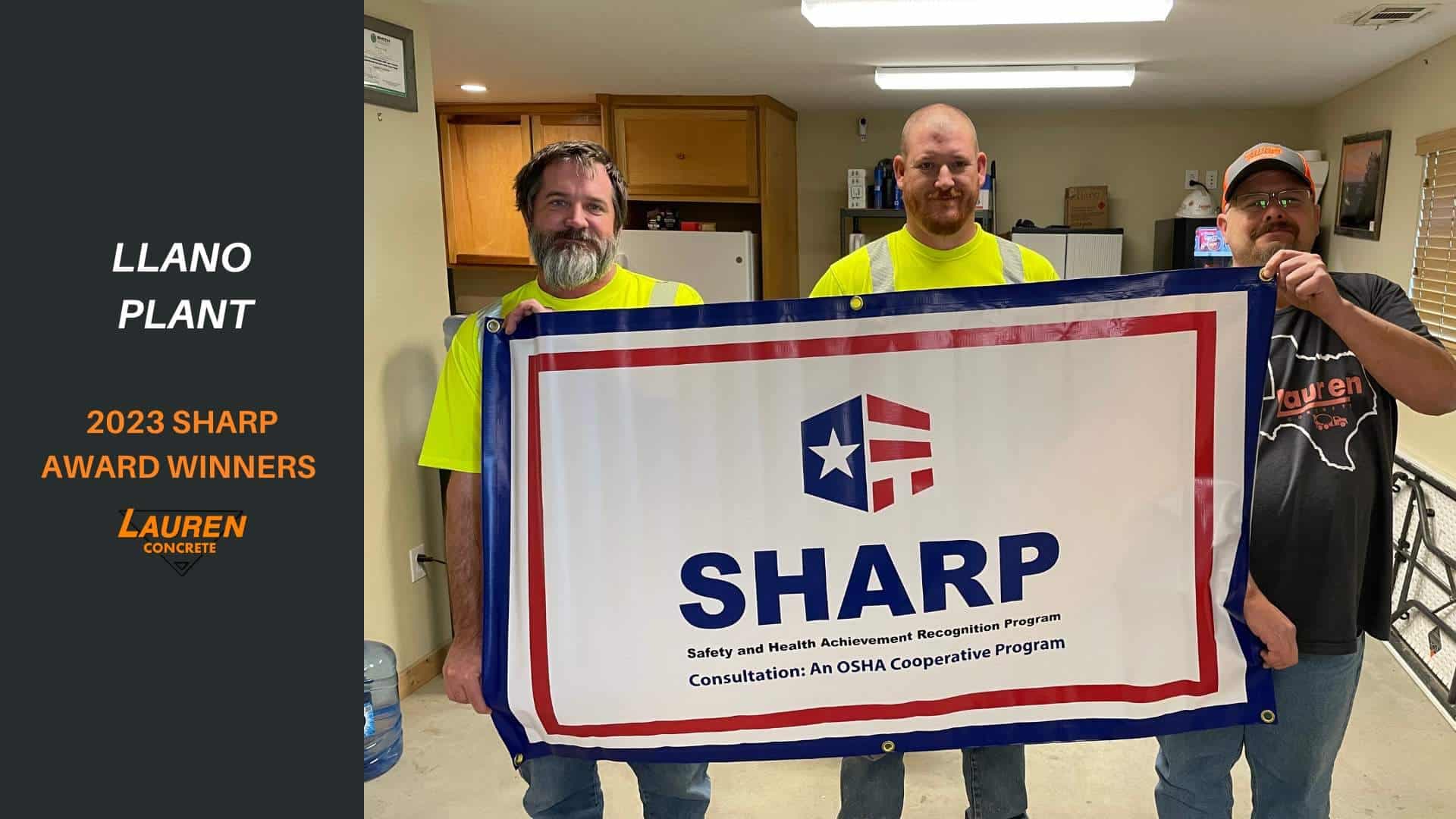 OSHA Awards Lauren Concrete 16 SHARP Awards in 2023 — article image