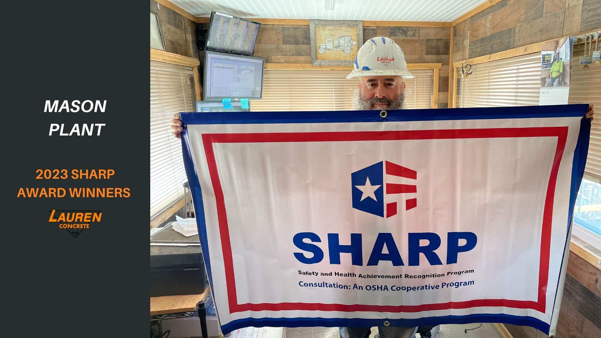 OSHA Awards Lauren Concrete 16 SHARP Awards in 2023 — article image