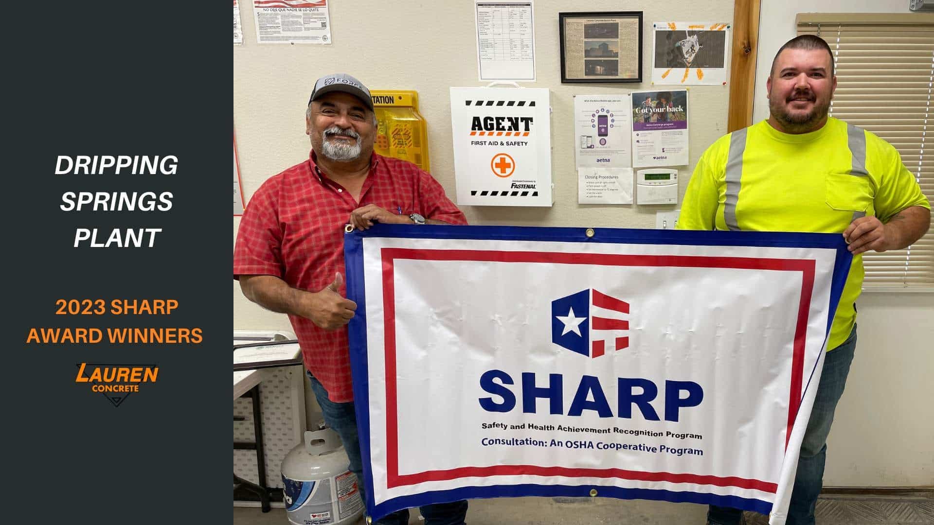 OSHA Awards Lauren Concrete 16 SHARP Awards in 2023 — article image
