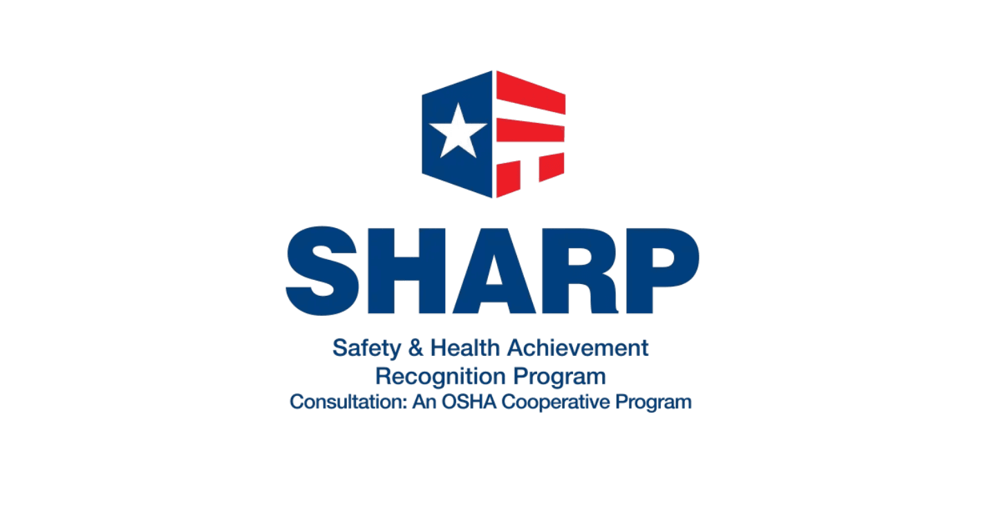 SHARP Award logo on a white background