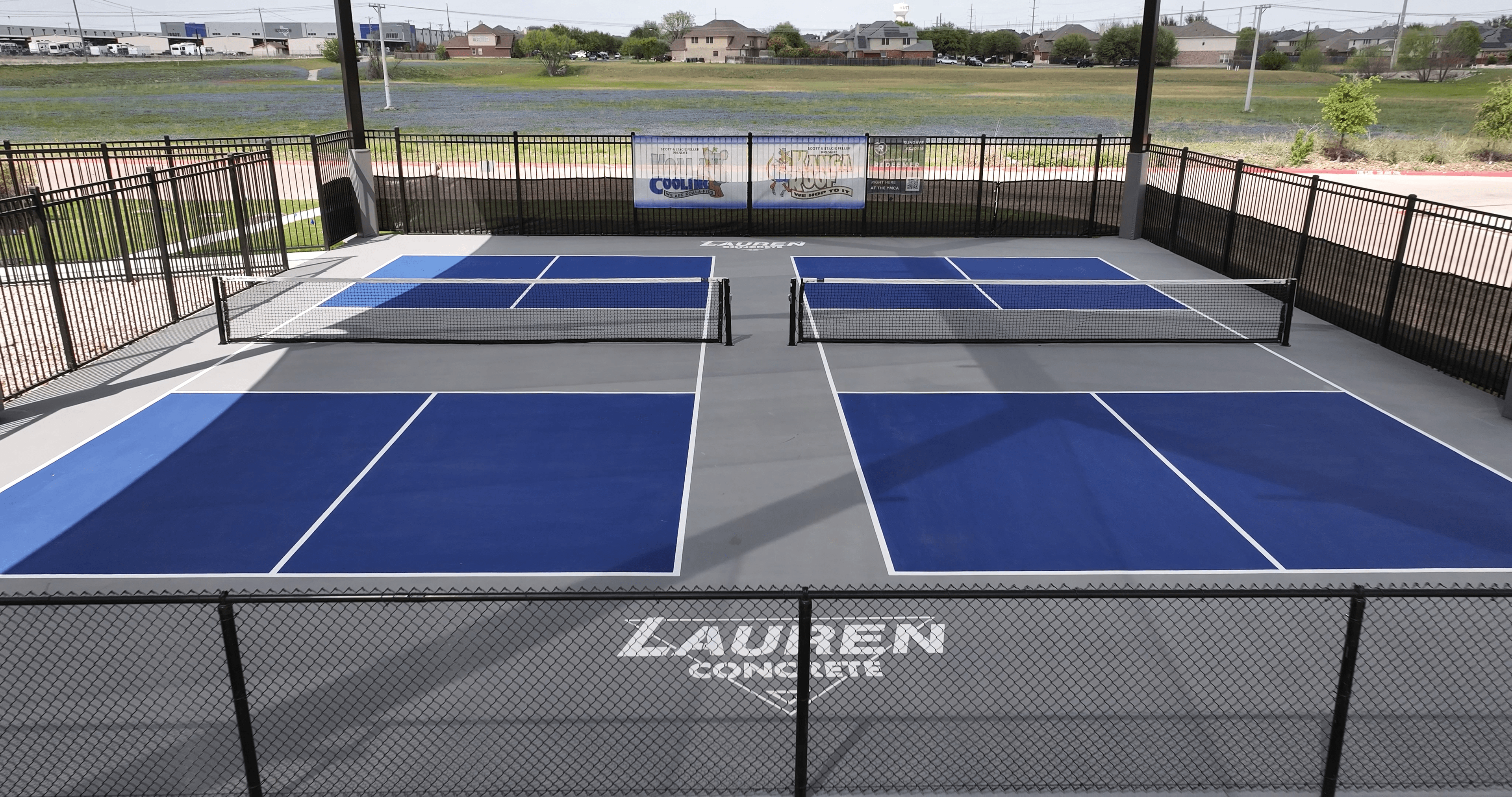The Gene Bartholomew Pickleball Courts and the Hutto YMCA