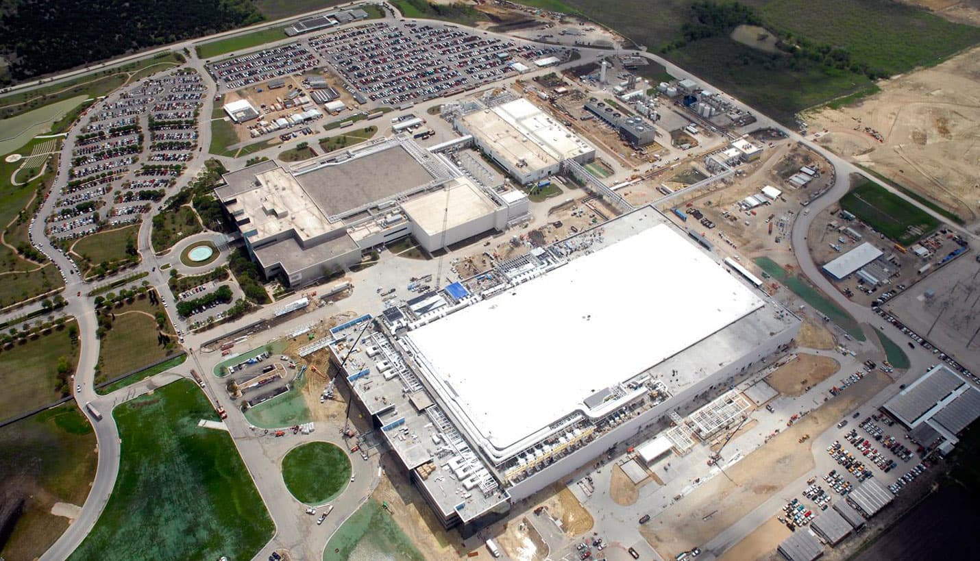 Samsung Semiconductor Fab 2 Building from the Sky