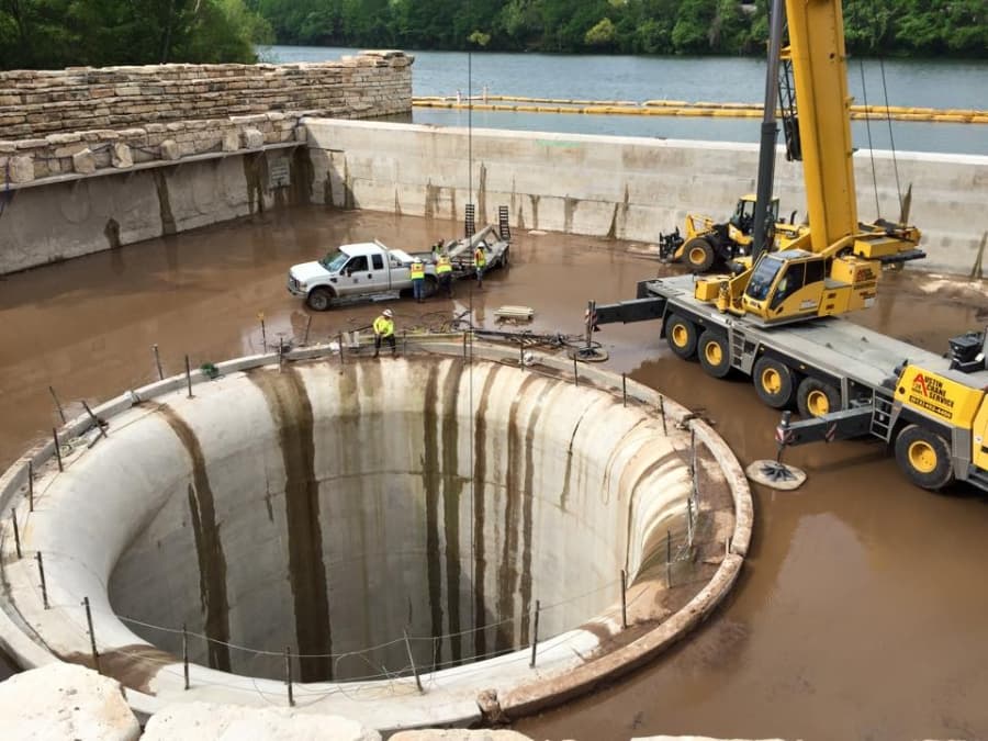 Waller Creek Tunnel Outlet - Gallery