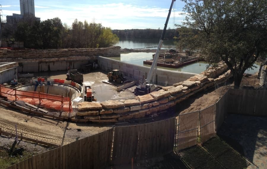 Waller Creek Tunnel Outlet - Gallery