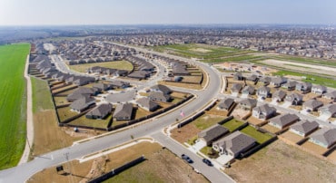 Sprawling neighborhood in Hutto, Texas